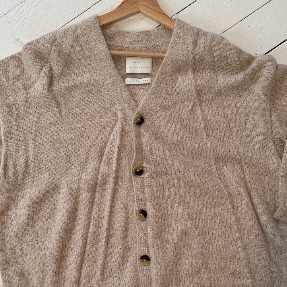 Lauren Manoogian Alpaca V-Neck Sweater - Picture 6 of 8